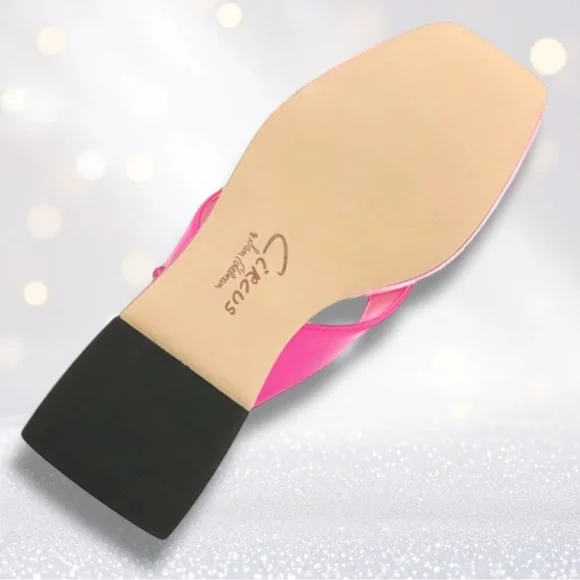 NWT Circus by Sam Edelman Pink Moira Platform Wedge Thong Sandals NIB - Picture 4 of 10